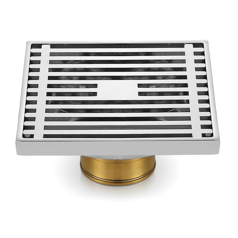 精铜快速排水防虫防臭浴室铜地漏